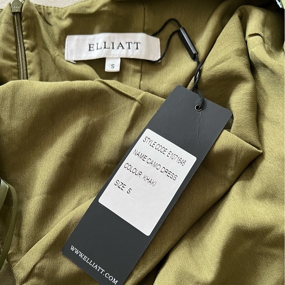 Elliatt x Revolve Camo Dress in Khaki - Picture 8 of 16